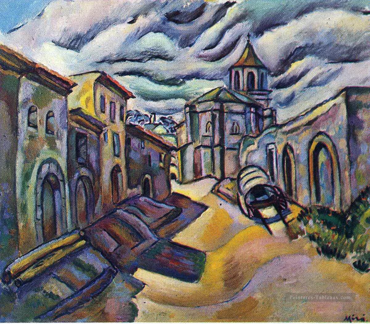 titre inconnu 1918 Joan Miro Peintures à l'huile